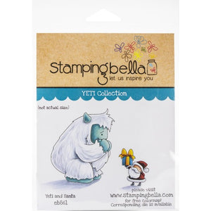 Stamping Bella  - Yeti and Santa - Rubber Stamp Set - Crafty Wizard