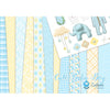 12" x 12" paper pad - Cute Baby Boy & Cute Baby Girl - Crafty Wizard