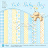 12" x 12" paper pad - Cute Baby Boy & Cute Baby Girl - Crafty Wizard