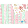12" x 12" paper pad - Cute Baby Boy & Cute Baby Girl - Crafty Wizard