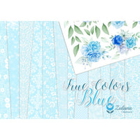 12" x 12" paper pad - True Colours Blue